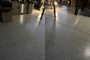 Patio pics after the Galaxy Concrete Coating transformation.